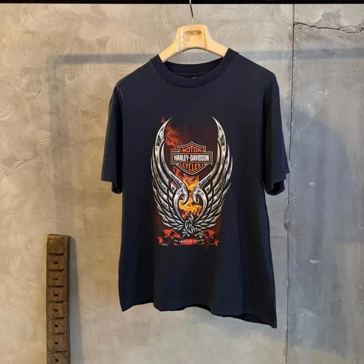 [BUNJANG] Harley Davidson Men's T-shirt / 할리데이비슨 반팔 티셔츠 남성100