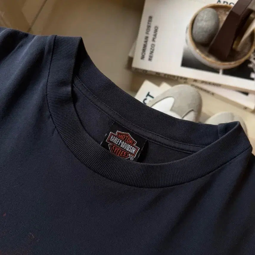 [BUNJANG] Harley Davidson Men's T-shirt / 할리데이비슨 반팔 티셔츠 남성100