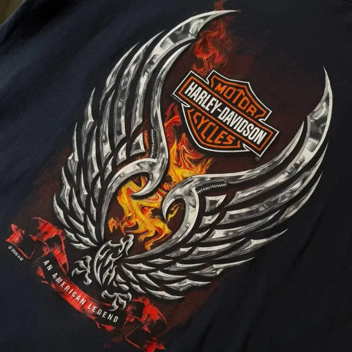 [BUNJANG] Harley Davidson Men's T-shirt / 할리데이비슨 반팔 티셔츠 남성100