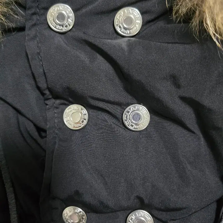 [BUNJANG] Dsquared2 Black Raccoon Fur Jacket / 디스퀘어드2 지퍼라쿤 블랙 여성 38 (55~66)