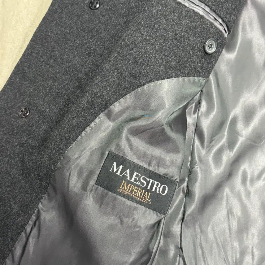 [BUNJANG] Maestro x Colombo Cashmere Coat 100 / 마에스트로 x 콜롬보 캐시미어 코트 100