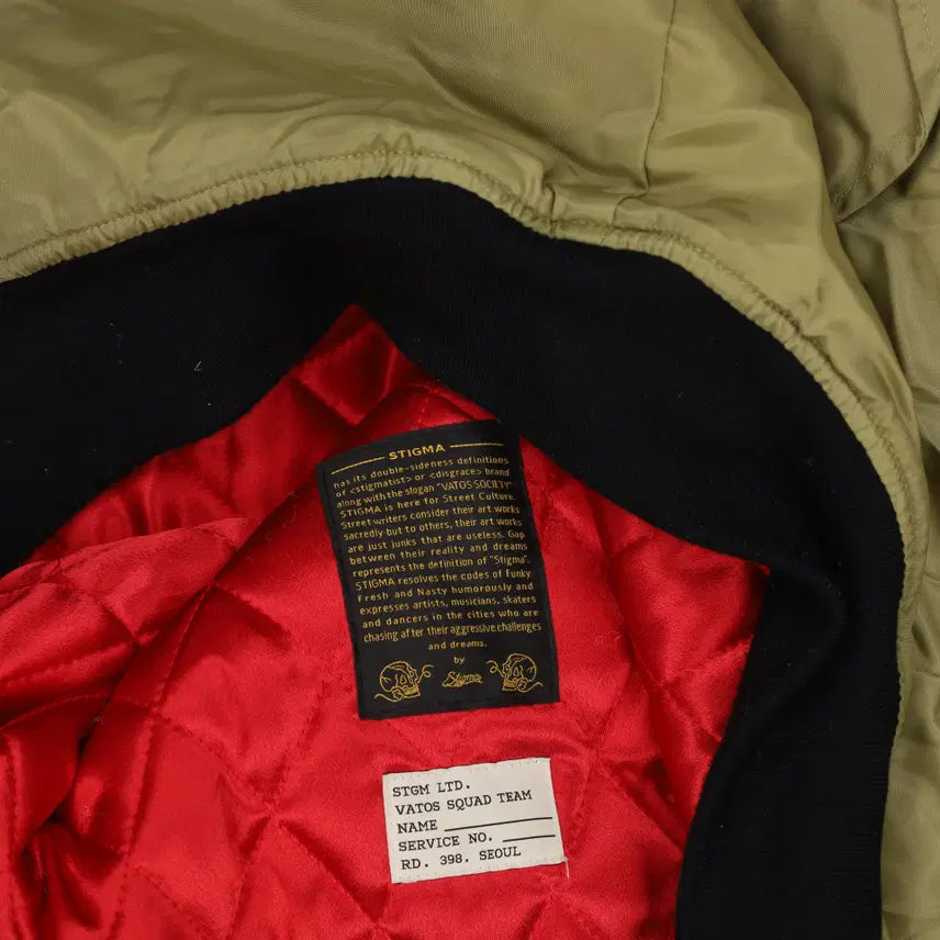 [BUNJANG] Stigma Vintage Varsity Jacket 0105H1 / [L] 스티그마 빈티지 바시티자켓 0105H1