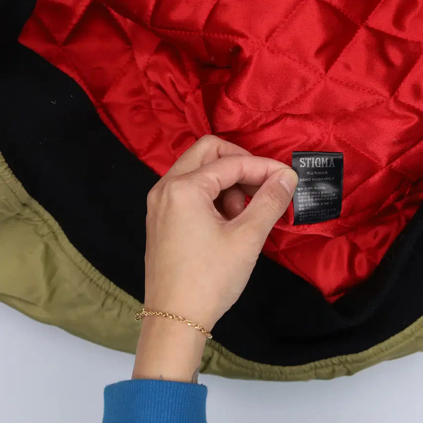 [BUNJANG] Stigma Vintage Varsity Jacket 0105H1 / [L] 스티그마 빈티지 바시티자켓 0105H1