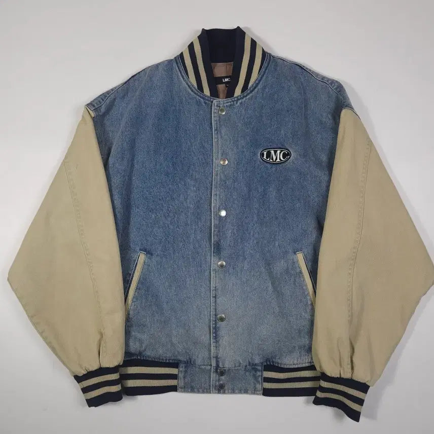 [BUNJANG] LMC Denim Varsity Jacket [M] / LMC 데님 바시티 자켓 [M]