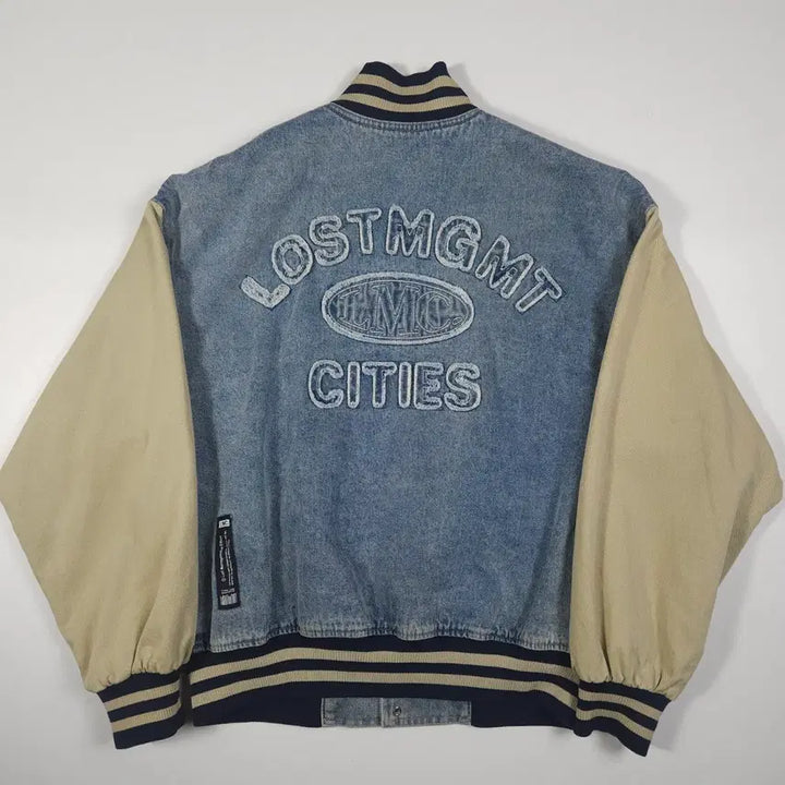 [BUNJANG] LMC Denim Varsity Jacket [M] / LMC 데님 바시티 자켓 [M]
