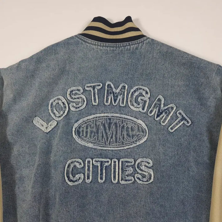 [BUNJANG] LMC Denim Varsity Jacket [M] / LMC 데님 바시티 자켓 [M]