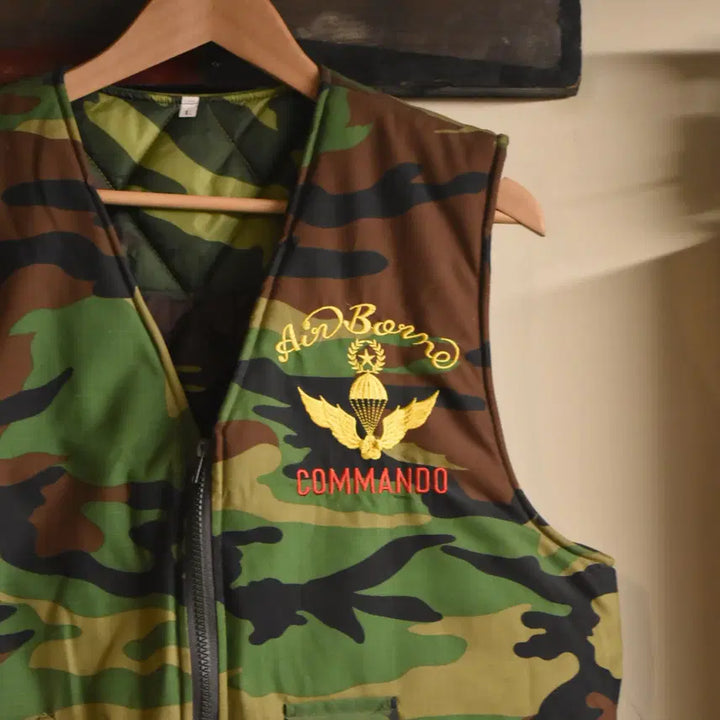 [BUNJANG] Woodland Commando Vest (Unused) / 우드랜드 코만도 베스트 (미사용품)