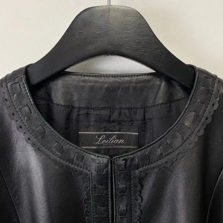 [BUNJANG] Leilian Vintage Lamb Leather Jacket / 빈티지 Leilian 램 레더 자켓