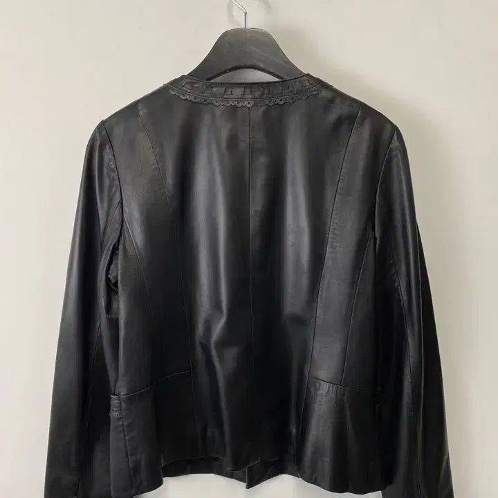 [BUNJANG] Leilian Vintage Lamb Leather Jacket / 빈티지 Leilian 램 레더 자켓