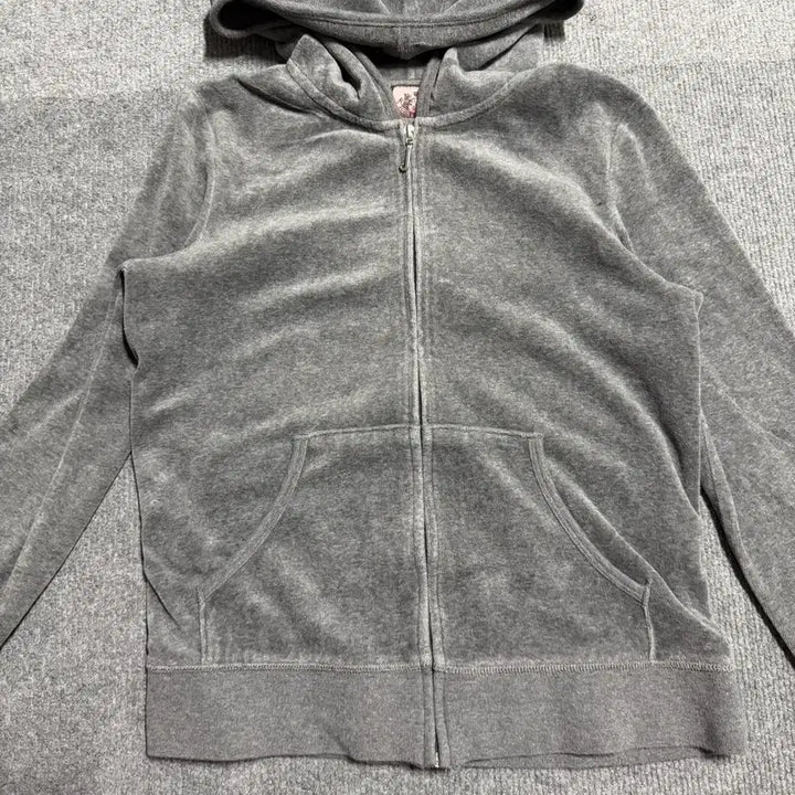 [BUNJANG] Juicy Couture Gray Hoodie M / 쥬시꾸뛰르 그레이 후드집업 m