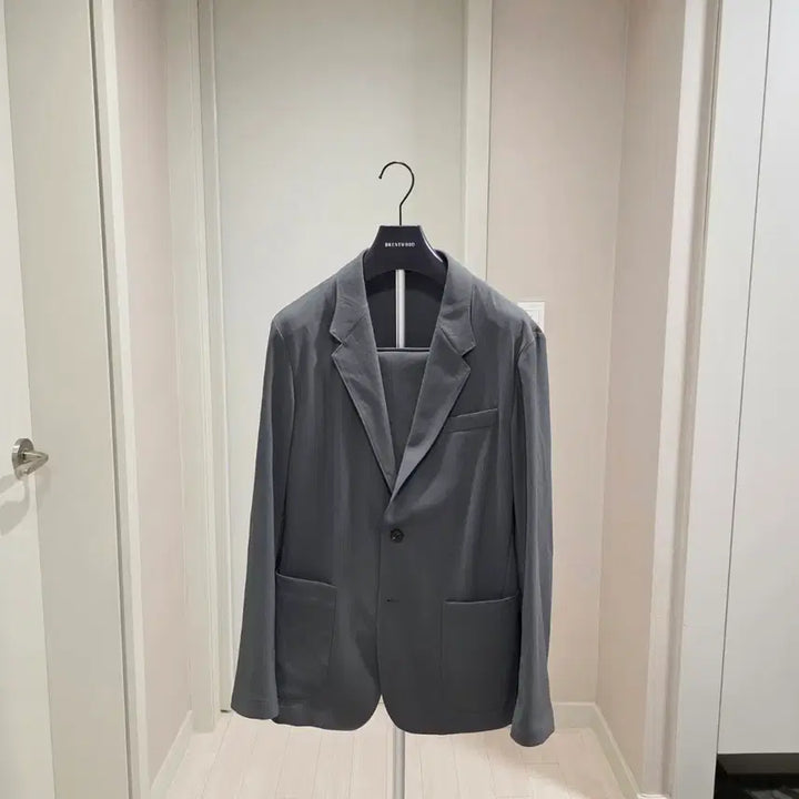 [BUNJANG] Zieg Namjin Gray Suit Set (100/82) / 남진 지이크 그레이 정장 세트 상의 100 하의 82