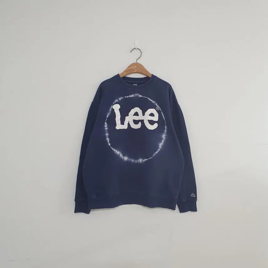 [BUNJANG] Lee Navy Tie-dye Sweatshirt / No.26030116 Lee 리 네이비 타이다이 맨투맨 티셔츠