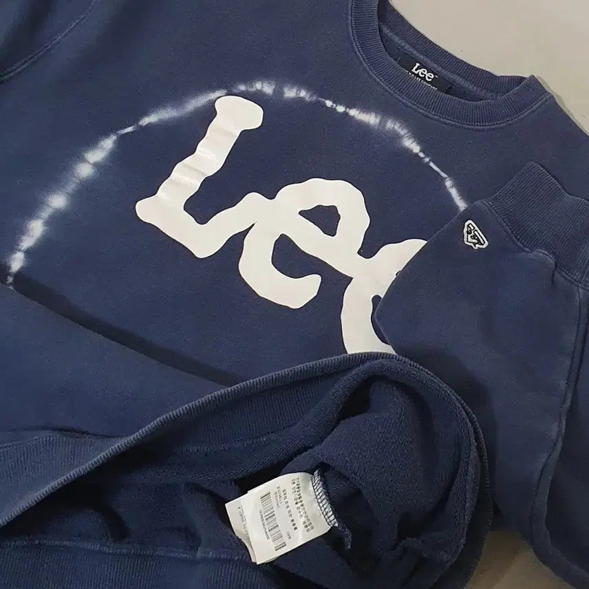 [BUNJANG] Lee Navy Tie-dye Sweatshirt / No.26030116 Lee 리 네이비 타이다이 맨투맨 티셔츠