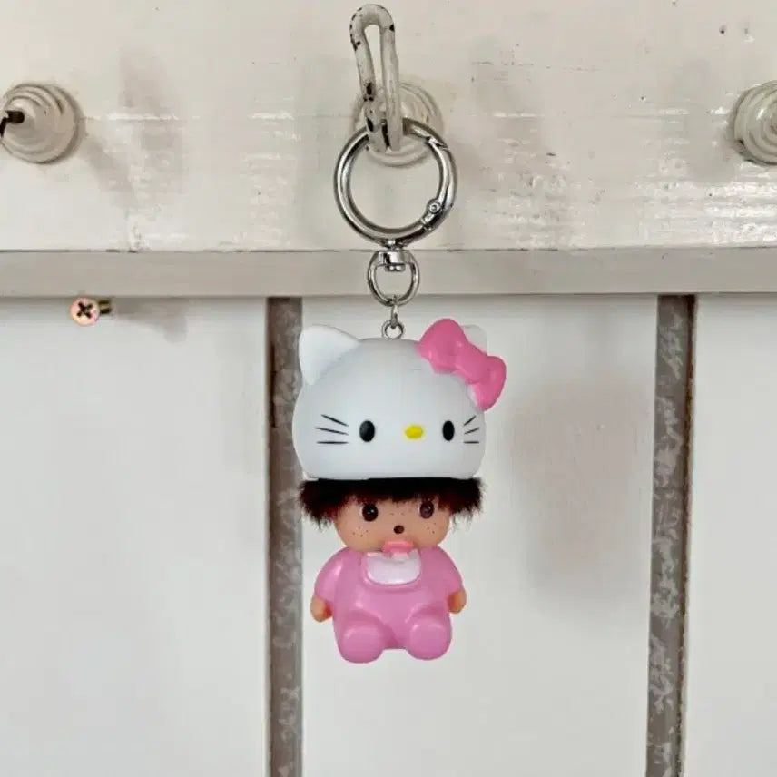 [BUNJANG] Sanrio Baby Kitty Monchhichi Keyring / 키티키링 몬치치키링 산리오키링 백꾸 폰꾸 가방키링 키티굿즈 몬치치굿즈