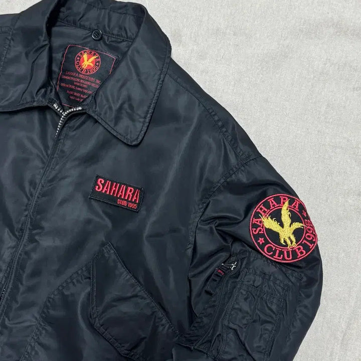 [BUNJANG] Sahara 신슐레이트 Patch Crop Bomber MA-1 Jacket / 사하라 신슐레이트 패치 크롭 봄버 ma1 M