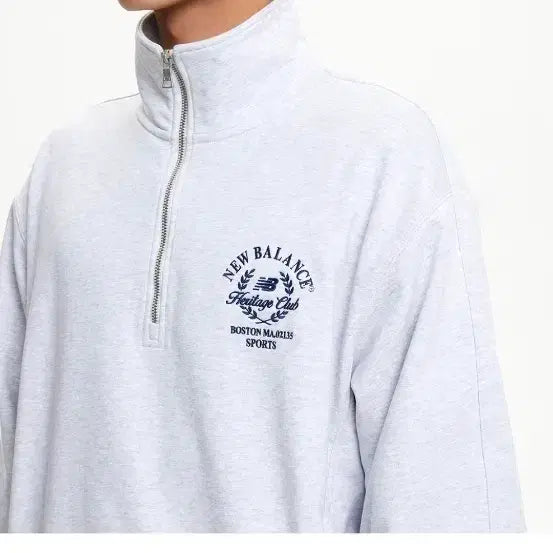 [BUNJANG] New Balance Heritage Half-Zip Sweatshirt / 뉴발란스 헤리티지 반집업 맨투맨 저렴히 판매합니다!!