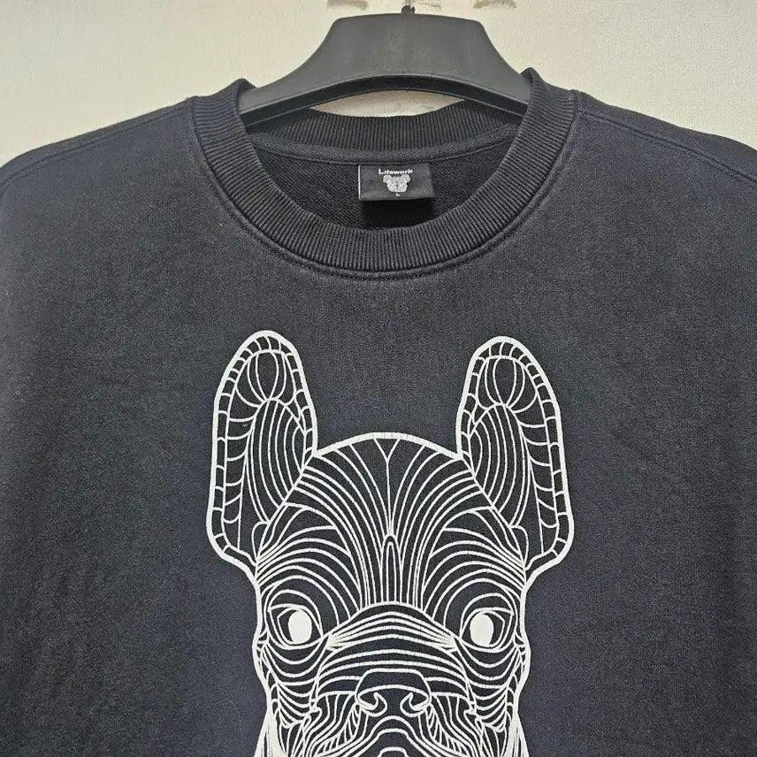 [BUNJANG] LifeWork Black Sweatshirt / 라이프워크 맨투맨 블랙 L 100~105호