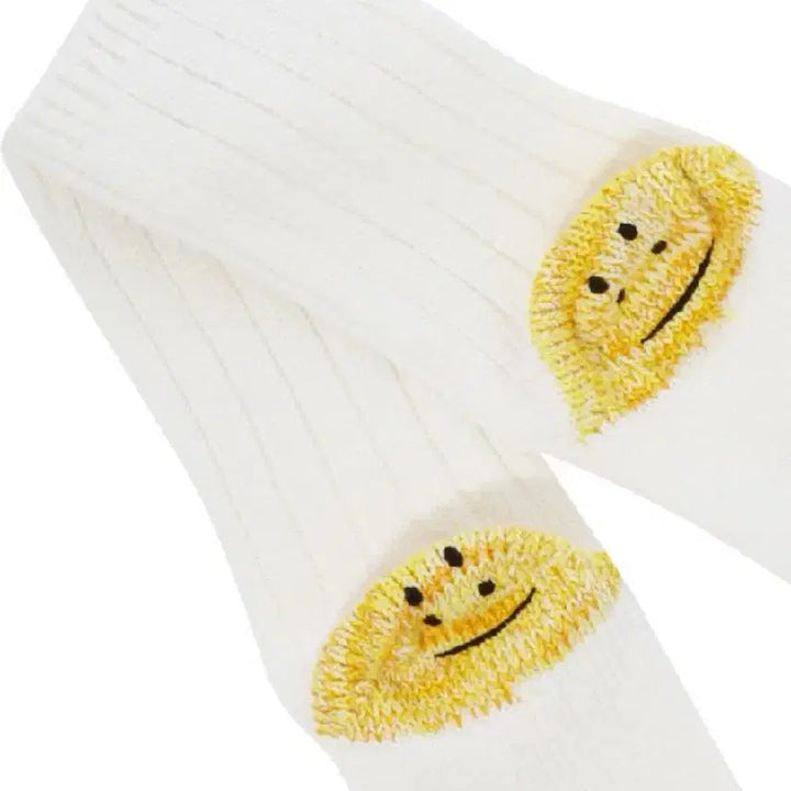[BUNJANG] KAPITAL 56 Piece Happy Heel Socks White / <KAPITAL> 캐피탈 56 피스 해피 힐 삭스 화이트