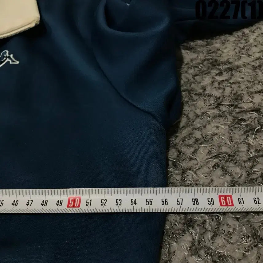 [BUNJANG] Kappa Blouson Jacket Blue/White XL / 카파 블루종 자켓 블루/화이트 XL