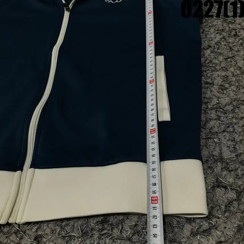 [BUNJANG] Kappa Blouson Jacket Blue/White XL / 카파 블루종 자켓 블루/화이트 XL