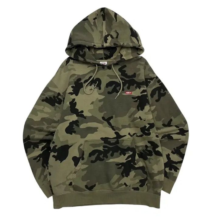[BUNJANG] OBEY Camo Hoodie M / 오베이 카모 후드 M