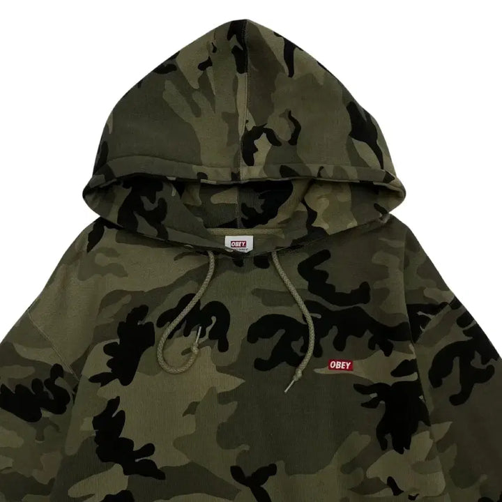 [BUNJANG] OBEY Camo Hoodie M / 오베이 카모 후드 M