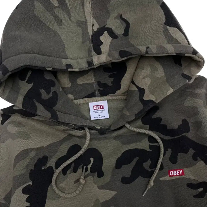 [BUNJANG] OBEY Camo Hoodie M / 오베이 카모 후드 M