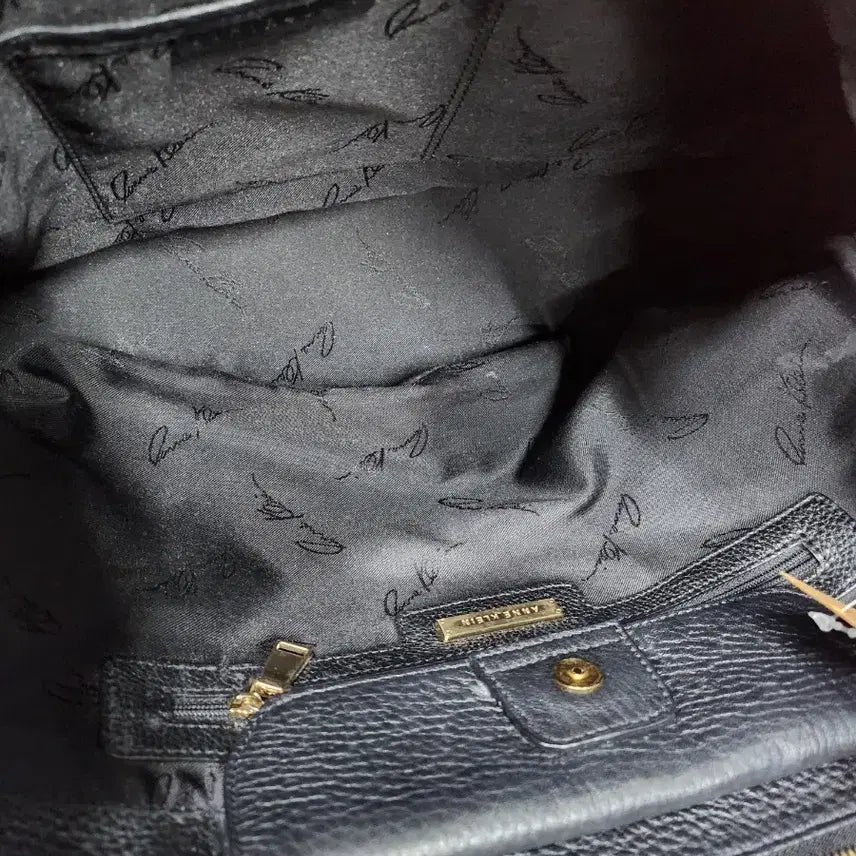 [BUNJANG] Anne Klein Black Tote Bag / 앤클라인 블랙 토트백 가방