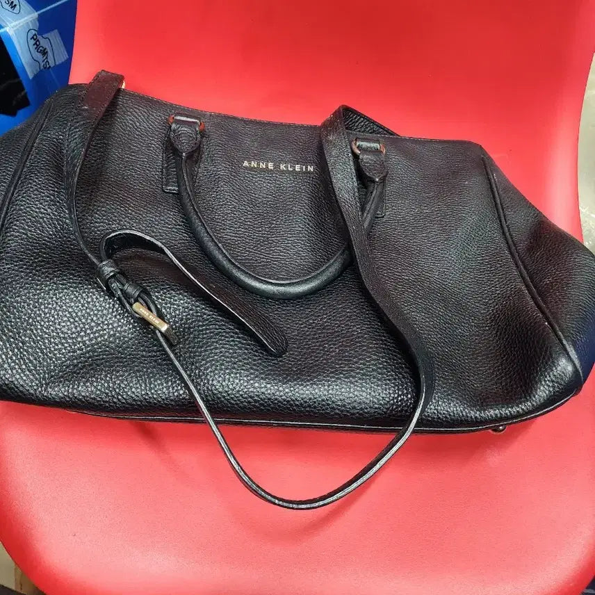 [BUNJANG] Anne Klein Black Tote Bag / 앤클라인 블랙 토트백 가방