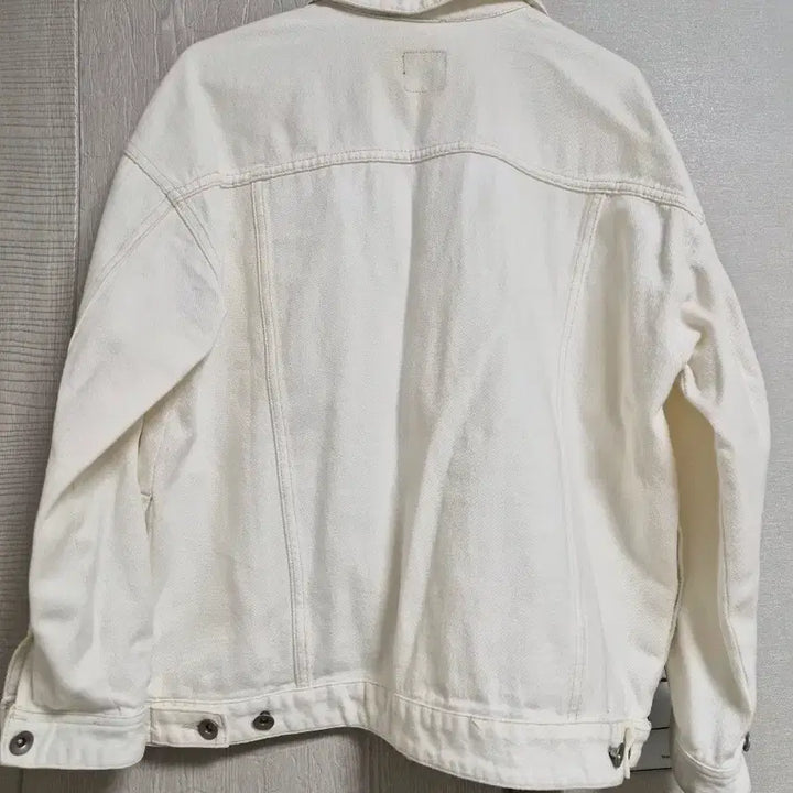 [BUNJANG] Design United Ivory Denim Jacket / 디자인유나이티드 아이보리 데님 자켓