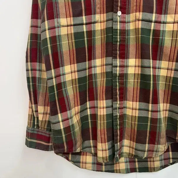 [BUNJANG] Polo Ralph Lauren Flannel Check Shirt / 스몰  폴로 랄프 로렌 남성용 플란넬 체크 셔츠