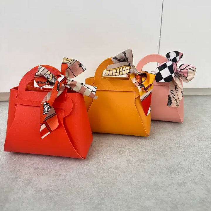 [BUNJANG] Gift Bag with Socks and Scarf Set / 양말선물(가방+양말+스카프 포함)