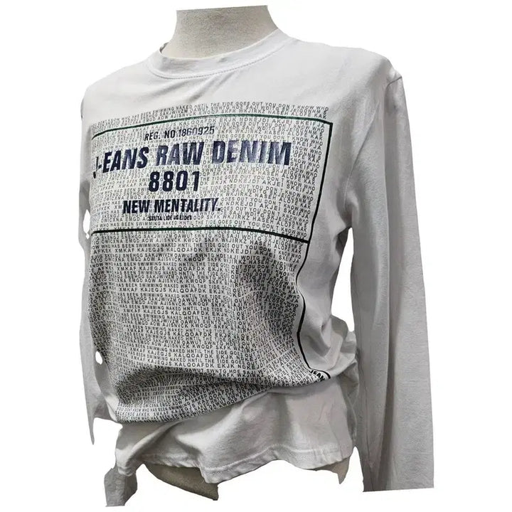 [BUNJANG] DENIM European Imported Long Sleeve Tee (Women's) / DENIM 유럽수입 긴팔 티 여 66 J3372