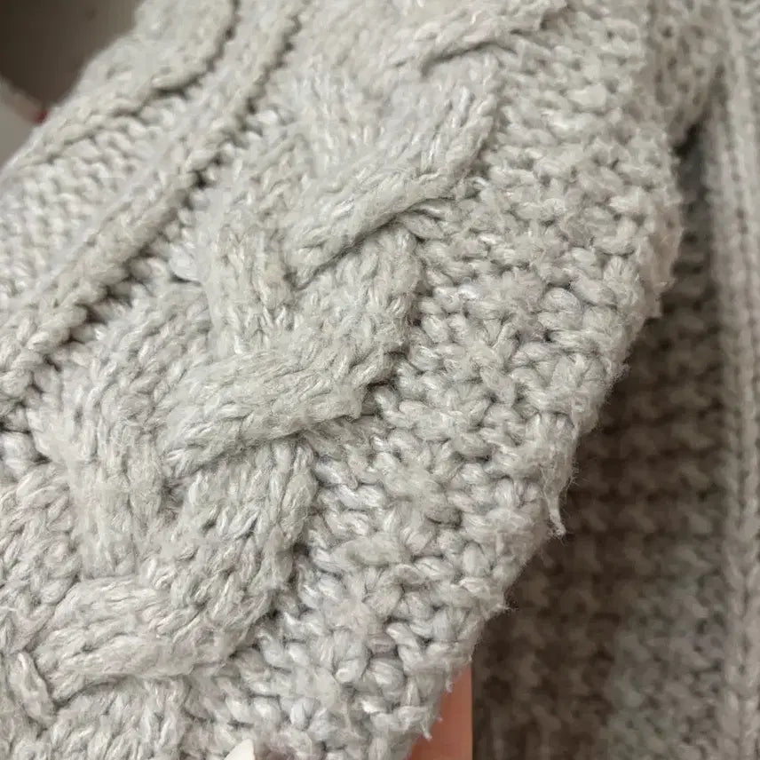 [BUNJANG] Slow and [Self-Made] Cable Knit Sweater / 슬로우앤드 자체제작 니트