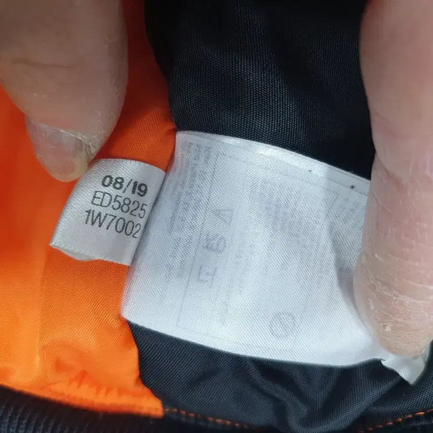 [BUNJANG] Adidas Padded Bomber Jacket Black L / 아디다스 봄버 자켓 패디드 항공점퍼 블랙 L