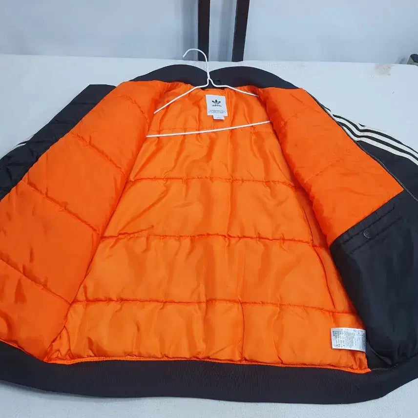 [BUNJANG] Adidas Padded Bomber Jacket Black L / 아디다스 봄버 자켓 패디드 항공점퍼 블랙 L