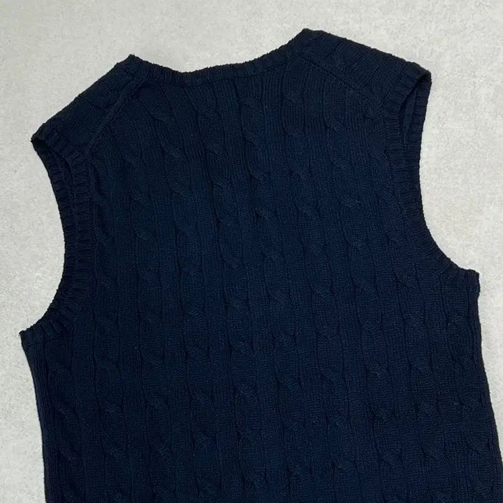 [BUNJANG] Polo Ralph Lauren Cable Knit Vest / 폴로 랄프로렌 꽈배기 니트베스트 s09970