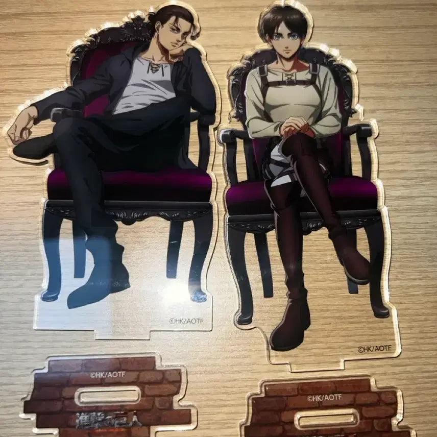 [BUNJANG] Attack on Titan Eren Acrylic Bundle Set / 진격의 거인 에렌 아크릴 일괄 판매