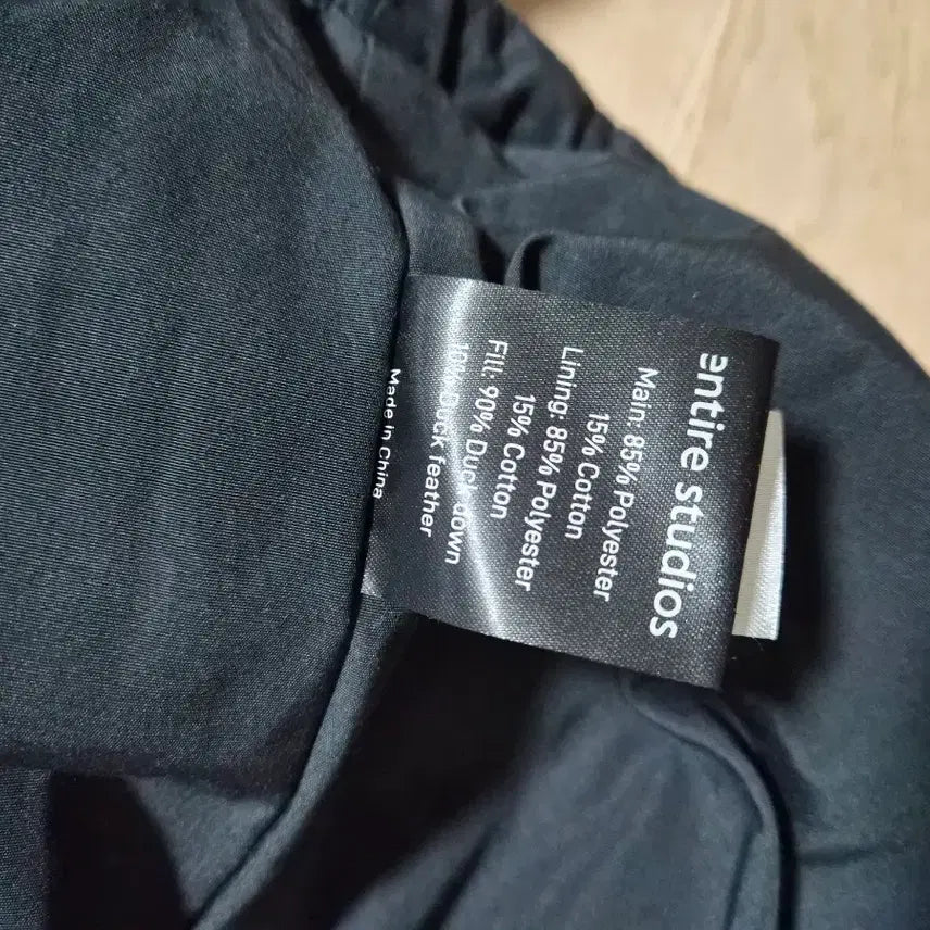 [BUNJANG] Entire Studios Black Puffer Jacket (L) / 엔타이어 스튜디오 블랙 푸퍼 패딩 점퍼(L)