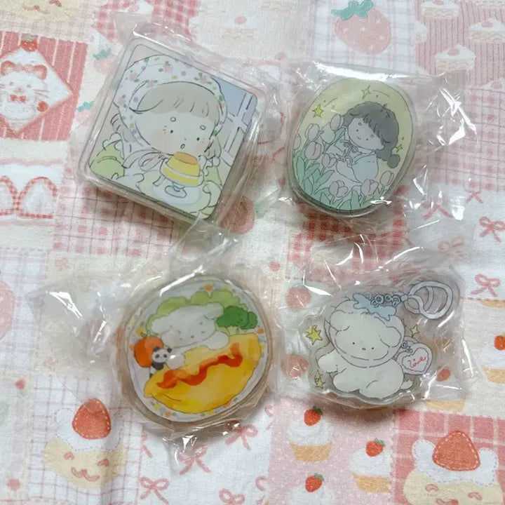 [BUNJANG] HahaDay Acrylic Clip Bundle Set / 하하데이 아크릴 집게 미개봉 신품 4종 일괄