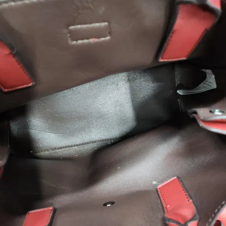 [BUNJANG] SONOVI Burgundy Tote Bag / SONOVI 버건디 토트백 숄더백 클러치분리