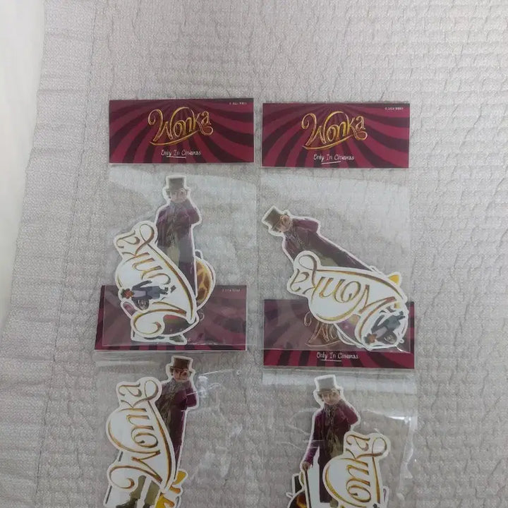 [BUNJANG] CGV Wonka Sticker Set / CGV영화 웡카스티커 윌리웡카 찰리와초코렛공장