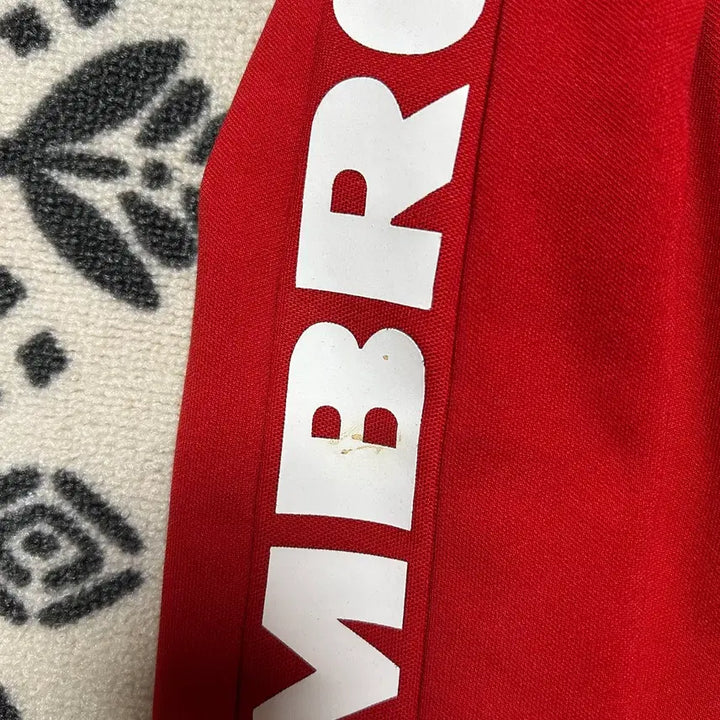 [BUNJANG] Umbro Red Track Jacket / 엄브로 레드 트랙 자켓