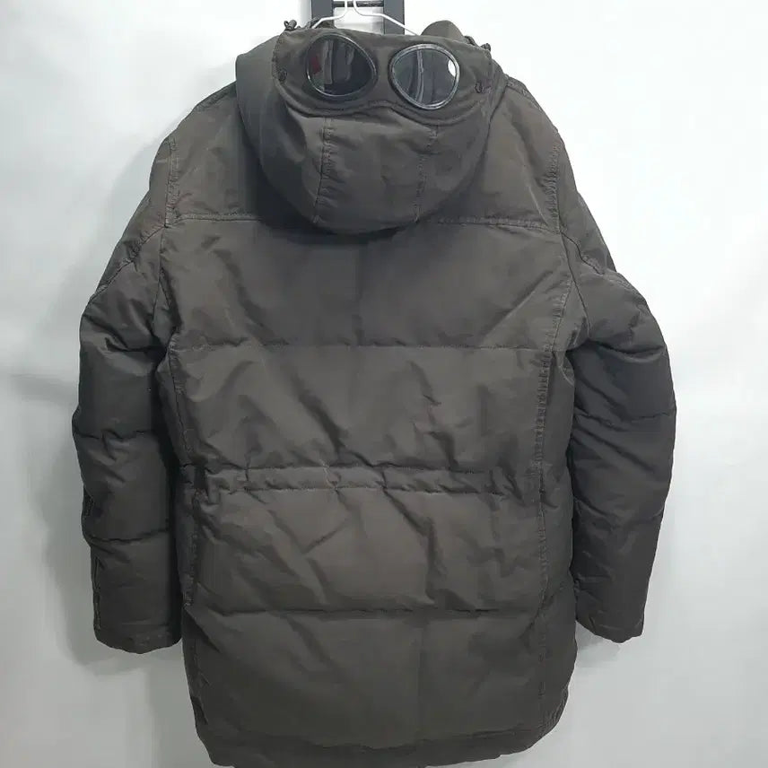 [BUNJANG] CP Company Goggle Down Parka Jacket Khaki 105 / CP컴퍼니 패딩 고글 다운 야상 자켓 카키 105