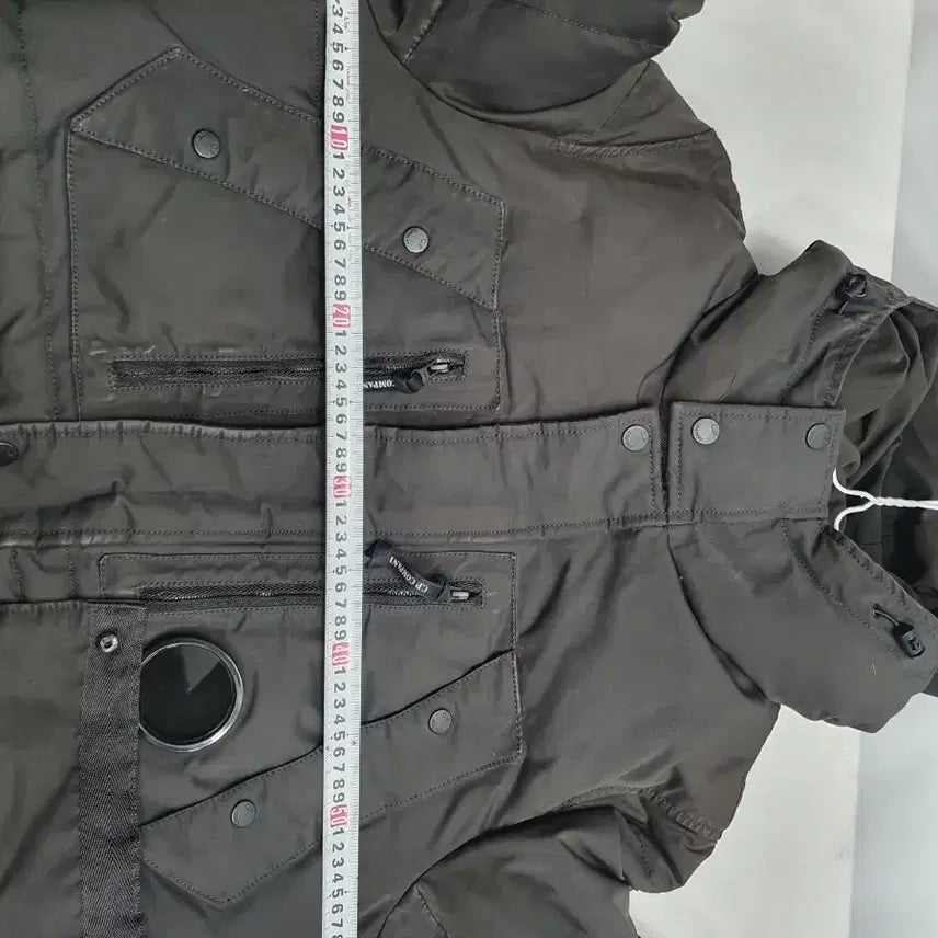 [BUNJANG] CP Company Goggle Down Parka Jacket Khaki 105 / CP컴퍼니 패딩 고글 다운 야상 자켓 카키 105