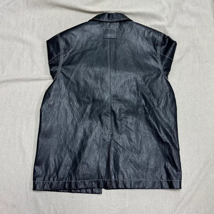 [BUNJANG] Marithe Stitch Leather Jacket S / 마리떼 스티치 레더자켓 S