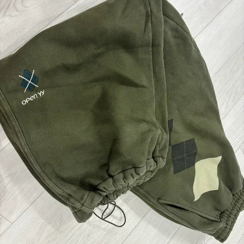 [BUNJANG] Open yy Argyle Training Pants / Open yy 트레이닝 팬츠 그린