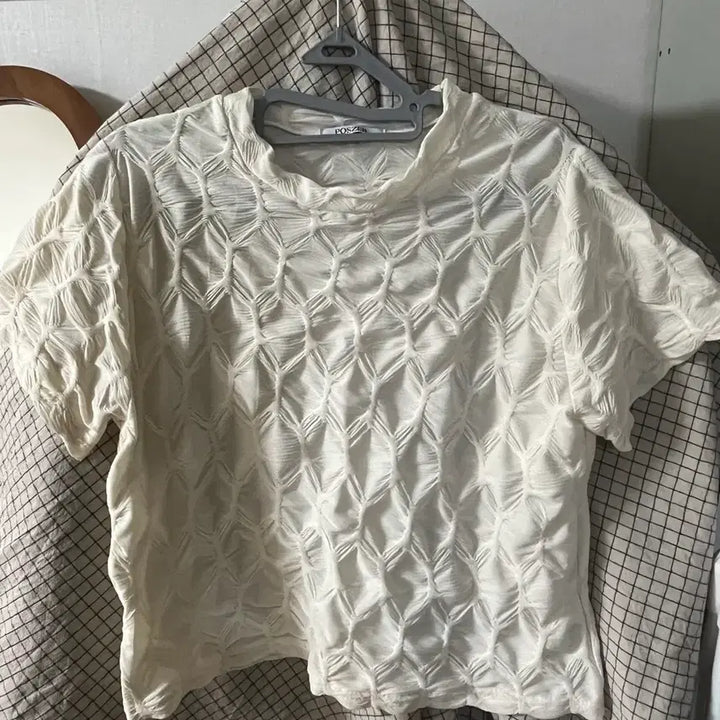 [BUNJANG] Poszer Wrinkle T-Shirt (Ivory) / 포저 poszer 링클 티셔츠