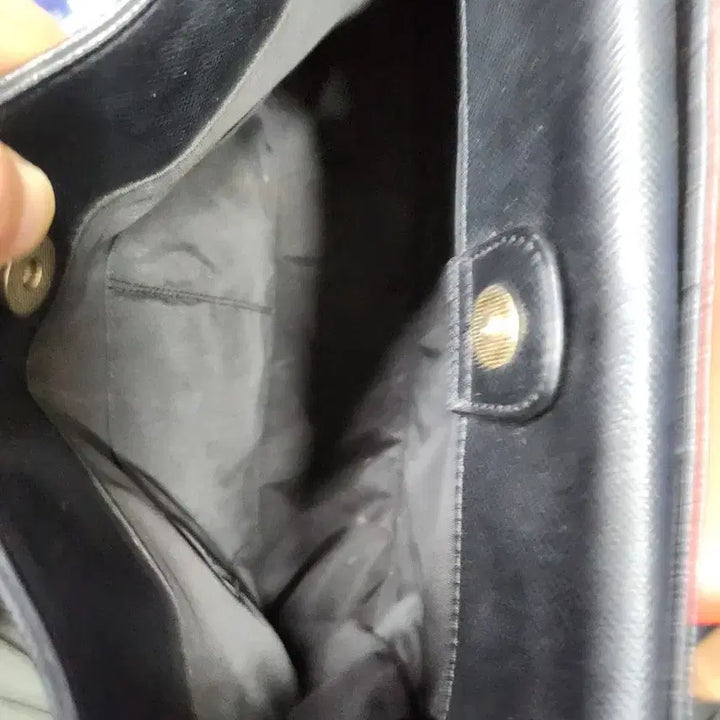 [BUNJANG] Anne Klein Black Tote Shoulder Bag / 앤클라인 블랙 토트백 숄더백 체인 스트랩