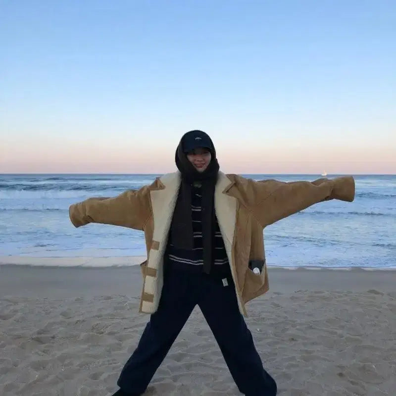 [BUNJANG] GBH Apparel Suede Shearling Jacket / gbh 어패럴 무스탕